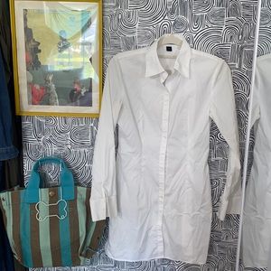 Express long sleeve tunic button down
